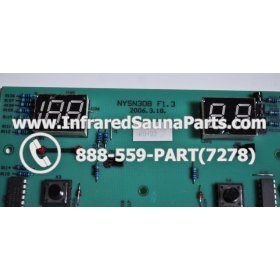 CIRCUIT BOARDS / TOUCH PADS - CIRCUIT BOARD  TOUCHPAD ZENAWAKENING INFRARED SAUNA NYSN3DB F1.3 WITH WIRE 3