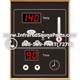CIRCUIT BOARDS WITH  FACE PLATES - CIRCUIT BOARD WITH FACE PLATE PRECISION THERAPY   INFRARED SAUNA 03112006 AUTO ON  OFF SWITCH 1