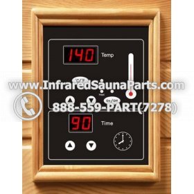 CIRCUIT BOARDS WITH  FACE PLATES - CIRCUIT BOARD WITH FACE PLATE FED INTERNATIONAL  INFRARED SAUNA 03112006 AUTO ON  OFF SWITCH 3