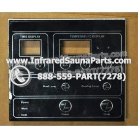 FACE PLATES - FACEPLATE FOR CIRCUIT BOARD SRZHX001 IRONMAN 9 BUTTONS 1
