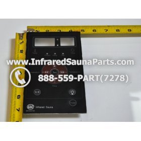 FACE PLATES - FACEPLATE FOR CIRCUIT BOARD PRECISION THERAPY INFRARED SAUNA  06S065 3