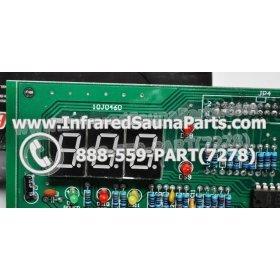 CIRCUIT BOARDS WITH  FACE PLATES - CIRCUIT BOARD WITH FACE PLATE HEALTHLAND INFRARED SAUNA 10J0460 4