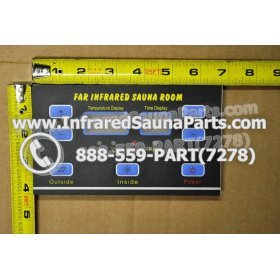 CIRCUIT BOARDS WITH  FACE PLATES - CIRCUIT BOARD WITH FACE PLATE SD INFRARED SAUNA H 41196 WITH THERMOSTAT 7